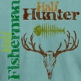 thumbnail image 3 of CafePress - Half Hunter Half Fisherman1 Men's Comfort Colors® - Mens Comfort Colors Shirt, 3 of 5