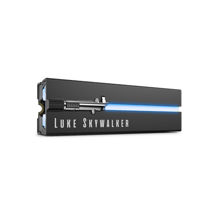 Seagate - Lightsaber FireCuda 1TB Internal SSD PCIe Gen 4 x4 NVMe with RGB LED Lightsabers