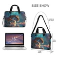 thumbnail image 3 of 16" Laptop Briefcase, Detachable Anti-Slip Shoulder Strap, Multi-Compartment Work Travel Bag Two Tigers, 3 of 8