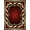 Red, Pattern 4, variant on ODIKA 4'x6' Machine Washable Non-Slip Area Rug, Antique Red High Traffic Rug, Red, 1150046