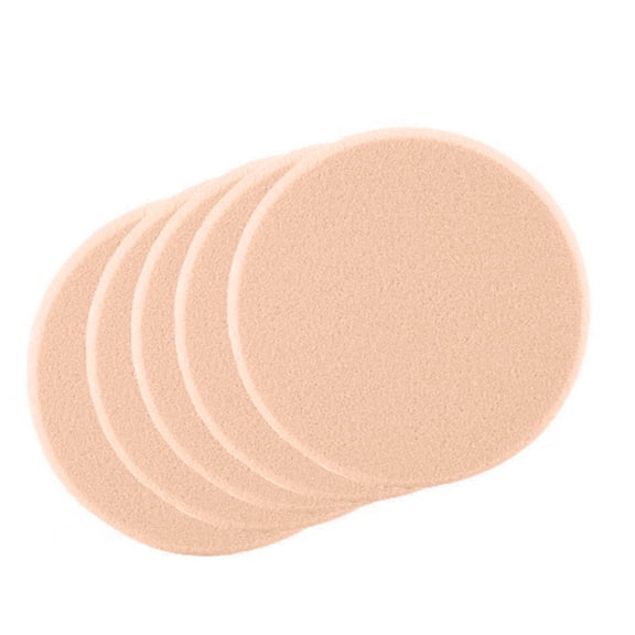 Puff Powder Puff 2 - Round Makeup Foundation Sponge for Application Soft Cushioning Reusable Beauty Tool for Evening Finish