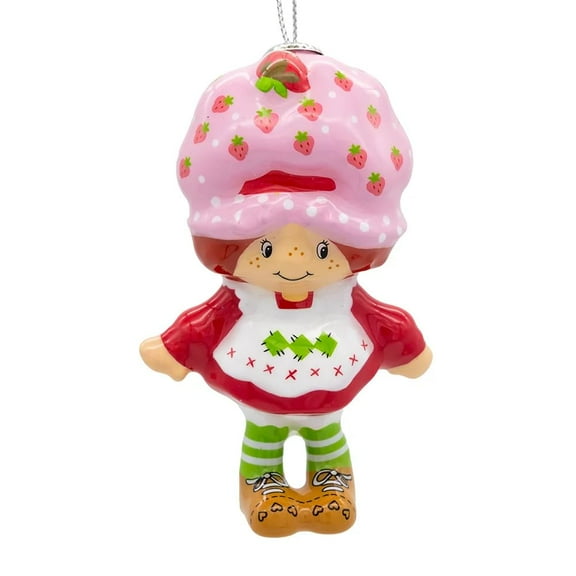 Strawberry Shortcake Decoupage Ornament, 3.5"