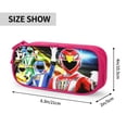 thumbnail image 5 of Power Rangers Pencil Case, Large Capacity Pencil Pouch, Aesthetic Zipper Pencil Box for Office Supplies, 5 of 7