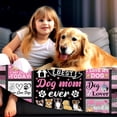 thumbnail image 4 of Dog Mom Blanket for Women Cute Dogs Throw Blankets Plush Flannel Bedding Mothers Day Dogs Gifts for Dog Lovers Women Birthday Party Decorations 50"X40", 4 of 6