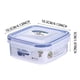 thumbnail image 3 of Contenedor grande para almacenar alimentos con tapa hermética para despensa (4) Contenedores de alimentos aptos para microondas, lavavajillas y congelador Contenedores de almacenamiento para, 3 of 8