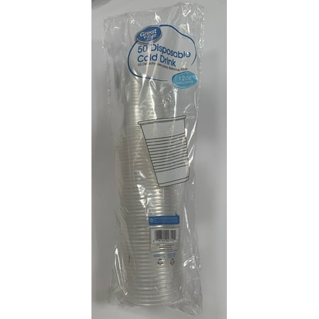 Great Value Plastic Cup 12 Oz 50 Count / Great Value Vaso Plastico de 12 Oz 50 Count