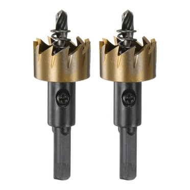 Uxcell 23mm M35 HSS (High Speed Steel) Hole Saw Drill Bit Cutter for Stainless Steel Alloy Metal 2 Pack