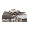 thumbnail image 2 of Say Yes Bedding Marrisa Brown Floral 100% Cotton Sheet set with pillowcase, 2 of 6