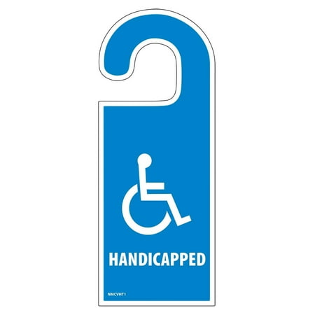 Handicapped Vehicle Hang Tag, 8.25X3.25, 5 Pack