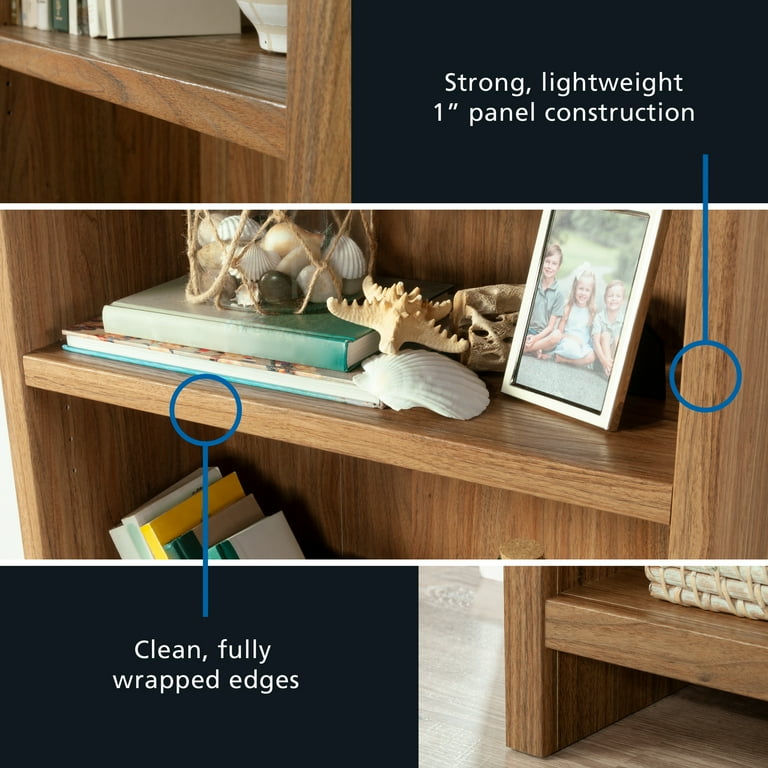 Free Shipping! Mainstays Westley 3 Shelf Bookcase, Warm Walnut