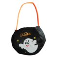 thumbnail image 2 of Tnobhg Halloween Handbag Pumpkin Funny Ghost Witch Pattern Reusable Soft Fabric Trick Or Treat Gift Present Candy Goodie Snack Tote Pouch Party Supplies, 2 of 8