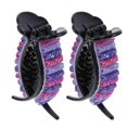 thumbnail image 1 of Here's a polished and professional product description for your **Colorful Non Slip Hair Claw Clips with Rhinestones**:\n\n \n\n### 🌈 **2PCS Colorful, 1 of 3