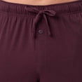 thumbnail image 2 of Pantalón para dormir Fruit of the Loom, tejido de punto para hombre, rojo oscuro, 3X, 2 of 4