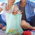 thumbnail image 6 of Btomtd Mesh Beach Bag,Beach Bags For Women,Nylon Mesh Shoulder Beach Bag, Stadium Concert Storage Bag, 26L Mesh Beach Tote, Beach Bag Lightweight Foldable Tote For Beach Pool Vacation, 6 of 6