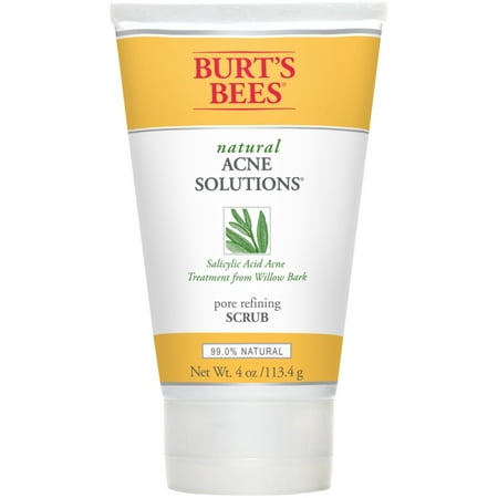 2 Pack - Burt's Bees Natural Acne Solutions Pore Refining Scrub 4