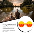 thumbnail image 3 of Toystoory Paquete de 10 sedal de pesca con ruido, cuentas dobles, campana para exteriores, agua salada, agua dulce, alarma de agua de mar, aparejo de Type3 NO3 Toystoory OD024484-02, 3 of 6