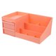 thumbnail image 4 of Drawer Type Cosmetics Holders Desktop Organizer For Professionals In Pink For Bathroom 1Set, 4 of 4