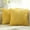 Dark Yellow, variant on Nvzi Decorative Pillowcase 1 piece dark yellow, 18 x 18 inch plush texture solid color pillow, suitable for decorating living rooms, sofas, and bedrooms