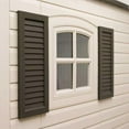 thumbnail image 2 of Lifetime Shed Accessory, 2 Decorative Brown Shutters for Shed (0111), 2 of 5