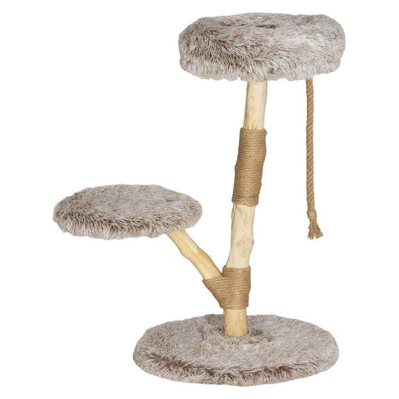 35 Inch Cat Tree for Indoor Cats, Modern Cat Tower with Scratching Posts, Bed & Toy