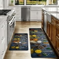 thumbnail image 4 of Spice Cooking Kitchen Mat Set 2 Pieces Artistic Colorful Kitchen Rug Farmhouse Non Slip Anti Fatigue Kitchen Rugs Comfort Standing Mats Runner Carpet for Sink, 17.3" x 28" + 17.3" x 47", 4 of 6