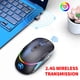 thumbnail image 2 of HXSJ T200 2.4G Ratón inalámbrico para juegos Ratón ergonómico 3 ajustable, 2 of 7