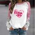 thumbnail image 3 of Gibobby Tops Mujeres Casual Sudadera casual de manga larga con cuello redondo y estampado de amor del día de San Valentín para mujer (Estilo 1)(Blanco, S), 3 of 4