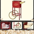 thumbnail image 4 of Great Northern Popcorn 8oz Matinee Popcorn Machine with Cart, Red, 4 of 8