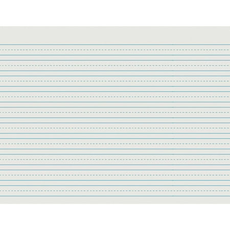 School Smart Skip-A-Line Ruled Writing Paper, 1/2 Inch Ruled Long Way, 11 x 8-1/2 Inches, 500 Sheets