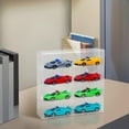 thumbnail image 1 of 1/32 Ruedas Caja de exhibición de automóviles de juguete Miniaturas Mantenerse Caja de almacenamiento multipropósito resistente a polvo para vehículos, 1 of 10