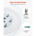 thumbnail image 3 of VEVOR Glass Lazy Susan Turntable Dining Table Centerpiece 30 in Rotating Tray, 3 of 9