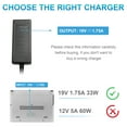 thumbnail image 3 of Laptop Charger for Asus Eeebook X205T X205TA AC Power Adapter 19V 1.75A 33W, 3 of 12