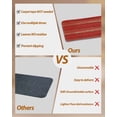 thumbnail image 3 of Stair Treads for Wooden Steps,Red Wood Grain Peel and Stick Stair Treads with Adhesive,Farmhouse Vintage Wooden Rustic Planks Non Slip Indoor Stairs Runner Rugs Mats for Elders Dogs 8"x30" 4PCS, 3 of 7