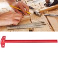 thumbnail image 4 of Haofy Aluminum Alloy T Square,T Square Ruler Aluminum Alloy Removable Woodworking Scriber Art Framing Drafting Tools,T Square Ruler, 4 of 8
