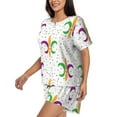 thumbnail image 2 of Xecao Mardi Gras Carnival1 print Swimsuit for women, Summer-ready, sporty style.Quick-dry fabric. Many sizes & colors., 2 of 9