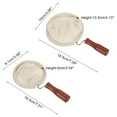 thumbnail image 2 of Uxcell 2Pcs Filtro de Café de Tela con Mango de Madera, Pequeño, Mediano, Beige, 2 of 7