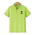 thumbnail image 5 of XXWXYD Boys Girls Short Sleeve 𝐏𝐨𝐥𝐨 Shirt, School Uniform Button Up Collared Shirt, Dry Fit Casual Tee Tops with Odor Control Technology, 5 of 8