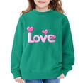 thumbnail image 6 of Ruyang LOVE Heart Sweatshirt for Girls Valentines Day Graphic Pullover Sweaters Cute Trendy School Preppy Sweatshirts, 6 of 6