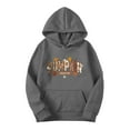 thumbnail image 4 of Craaazy Hoodies For Women Long Sleeve Hooded Sweatshirt Halloween Running Hooded Drawstring Tops With Pockets Gifts For Women, 4 of 6