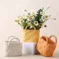 thumbnail image 2 of Creative Ceramic Handbag Vase High-quality For Wedding Holiday Utensil Holder Handcrafted Stylish Hydroponic Flower Pot, 2 of 13