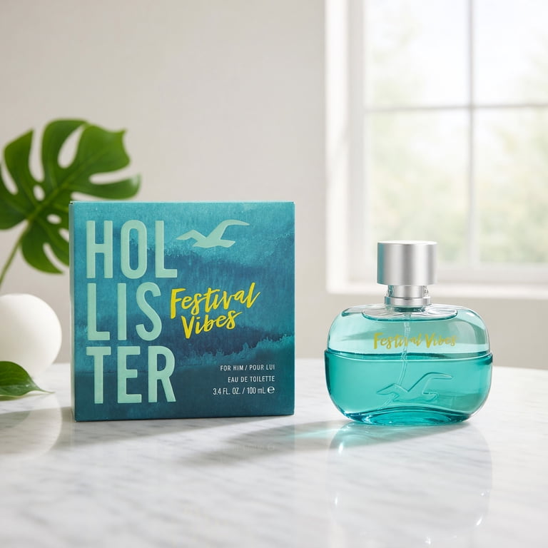 Hollister, Festival Vibes by Hollister, 3.4 oz EDT Spray for Men
