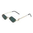 thumbnail image 2 of Gafas de sol de media montura de Metal para mujer, nuevas, 2 of 2