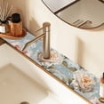 thumbnail image 2 of Yayeee Faucet Mat for Kitchen Sink 14.7" Diatomite Long Splash Guard Pad, Whimsical Rose, 2 of 7