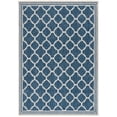 thumbnail image 2 of SAFAVIEH Beach House Wendy Geometric Indoor/Outdoor Area Rug, Blue/Ivory, 5'3" x 7'6", 2 of 16