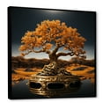 thumbnail image 2 of Designart "Expressive Bonsai Peace I" Tree Bonsai Floater Framed Canvas Art Print, 2 of 5