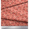 thumbnail image 3 of Soimoi Georgette Viscose Fabric Car & Owl Cartoon Printed Fabric 1 Yard 42 Inch Wide, 3 of 3
