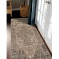 thumbnail image 3 of Unique Loom Chenille Jute Collection Area Rug - Raj (2' 2" x 6' 1" Runner Natural/Light Brown), 3 of 11