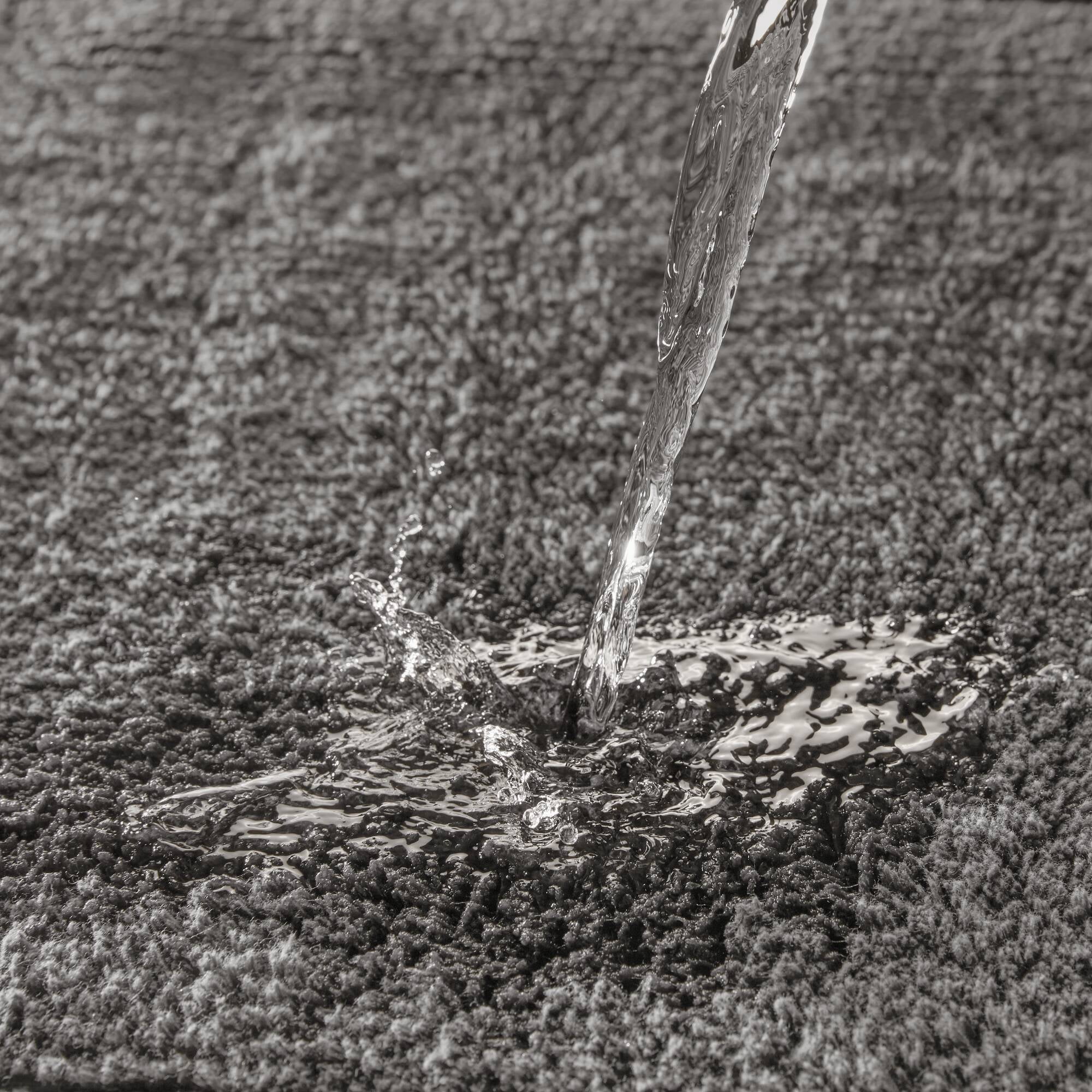 20x30 Inches Reversible Bath Rug, 100% Cotton 3000 GSM Tufted Bath Mat, Charcoal Luxury Soft Plush Bathroom Rug for Bathroom Shower Floor Home Decor