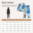 thumbnail image 4 of Bingfone Womens Pajama Sets Cute Cloud Bichon Frise Print,Long Sleeve Loungewear Pajamas Set-Medium, 4 of 8