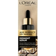 L'Oreal Paris Age Perfect Cell Renewal Midnight Serum, Anti-Aging Complex, 1 fl oz